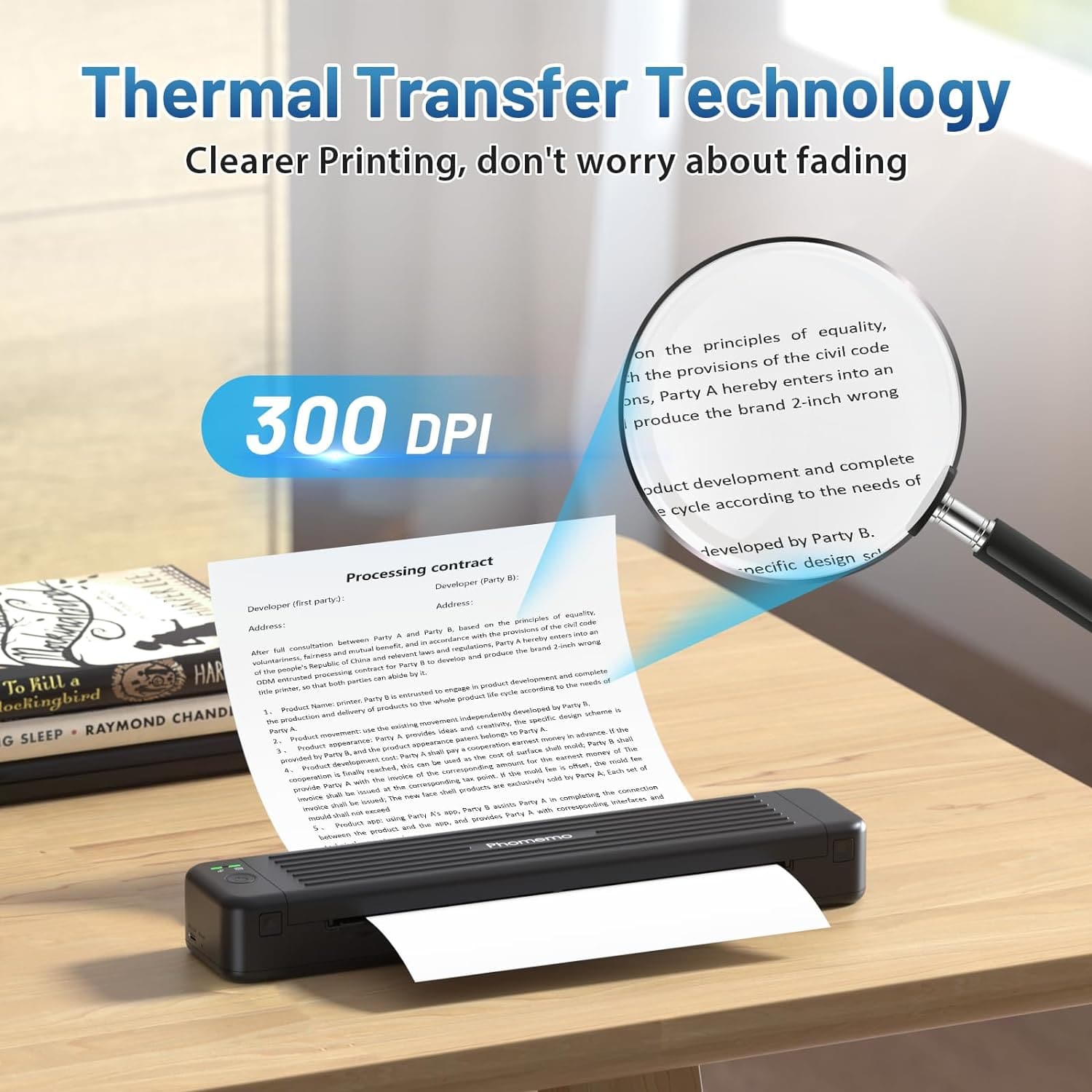 Phomemo P831 Bluetooth Portable Thermal Transfer Printer