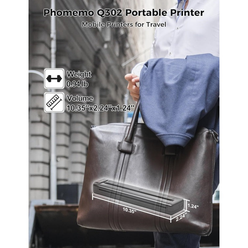 Phomemo Q302 Wireless Portable Thermal Printer