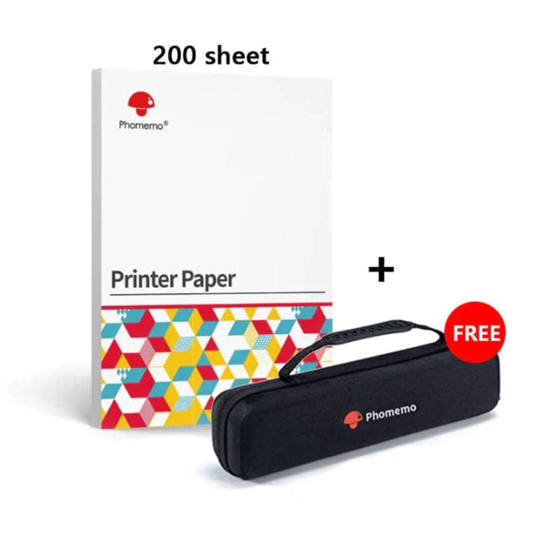 【Free Storage Bag】Phomemo Letter & A4 Paper for M08F/M832/P831/Q302