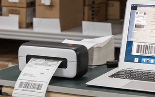 Which 4x6 label printer is more time-saving and labor-saving for parcel printing?