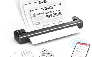 A Phomemo A4 thermal printer can print various paper sizes