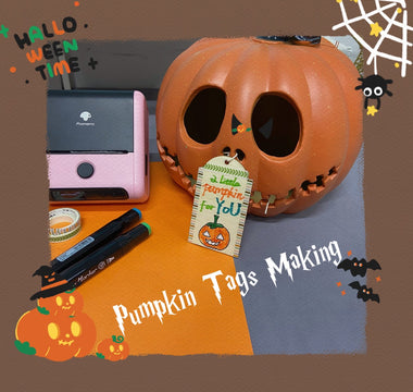 Halloween Fun: How to Make Pumpkin Tags with a Mini Label Printer