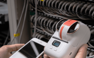 For efficient and orderly wiring, use M110 portable bluetooth printer - Phomemo