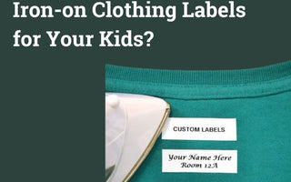 How to make and remove iron-on clothing labels for kids