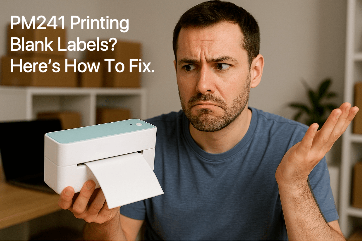 How to Fix PM-241-BT Printing Blank Labels Issue – Phomemo
