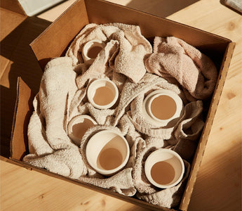 Pack safely the pottery products for shipment