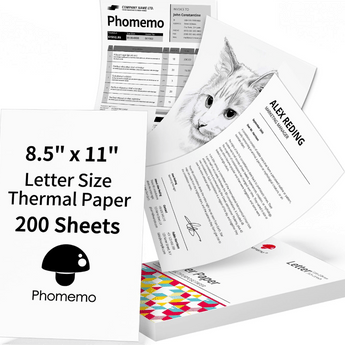 Thermal Paper & Ribbon for P831 - Phomemo