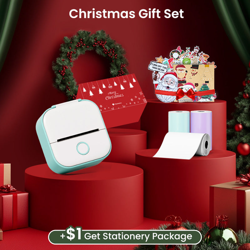 Phomemo T02 Inkless Mini Printer Christmas Gift Set