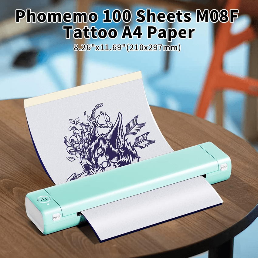 Tattoo Transfer Paper, 25 Sheets Tattoo Stencil Transfer,Tattoo Template Transfer  Paper, Thermal Template Paper, tracing Paper, Tattoo Transfer Paper, which  can be Used for Thermal photocopiers or Fre - Walmart.com