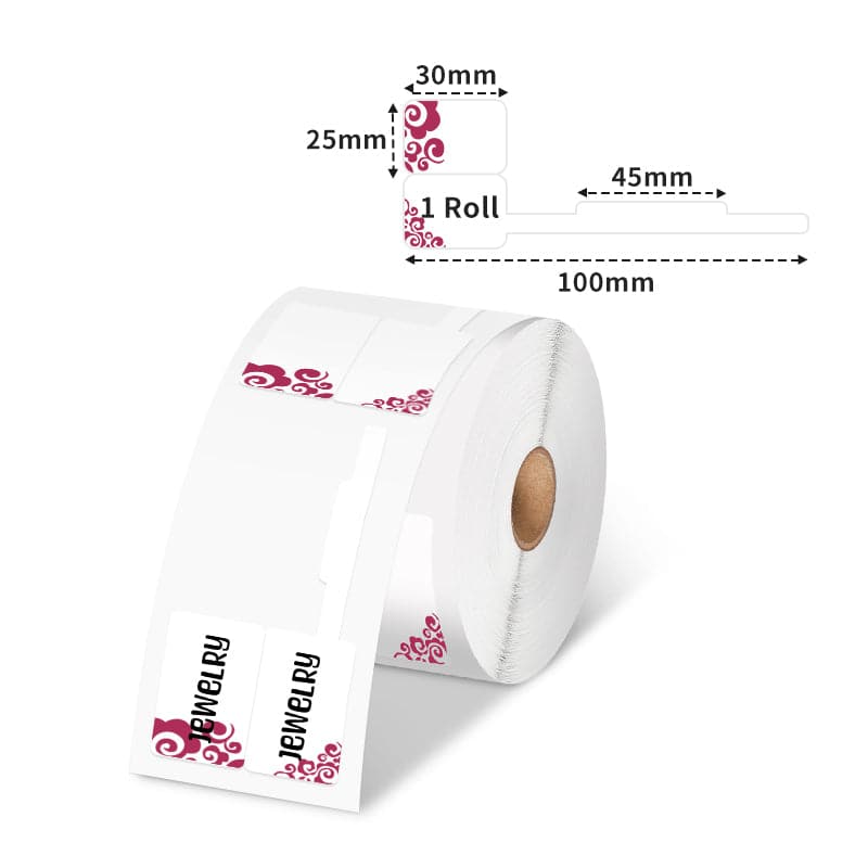 Phomemo 30 X 25mm Jewelry Price Colorful Thermal Label For M110/M120/M200/M220/M221