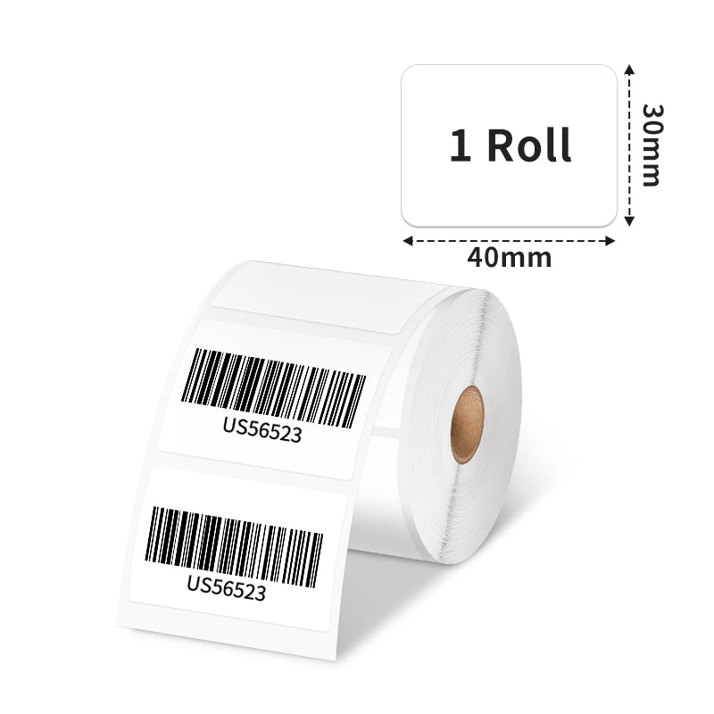 Phomemo 40x30mm White Thermal Label for M110/M200/M120/M220/M221