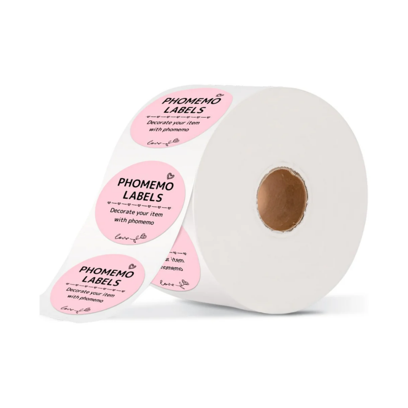Phomemo 2“ Round Thermal Label For Shipping Label Printer (750 Labels/Roll)