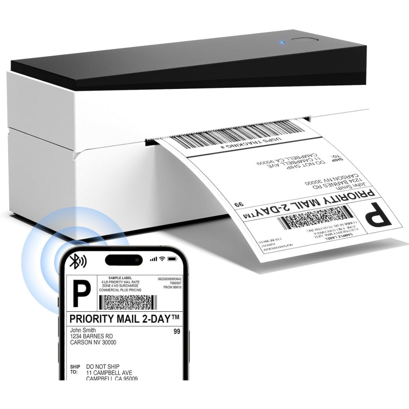 Phomemo PM-249-BTZ Bluetooth Direct Connect Shipping Label Printer