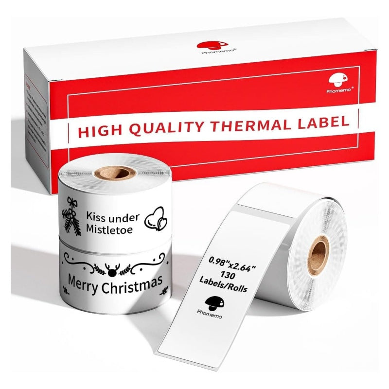 Phomemo 25x67mm Thermal Label for M110/M221/M220/M120/M200-3 Rolls