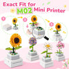 4 Pack Flower Building Blocks Kids, Assorted Mini Flower Pot Building Set Building Toys for Kids Teens Girls & Boys, Artificial Flowers Botanical Collection for Home Decor, 563 Pieces - Phomemo