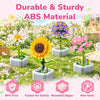 4 Pack Flower Building Blocks Kids, Assorted Mini Flower Pot Building Set Building Toys for Kids Teens Girls & Boys, Artificial Flowers Botanical Collection for Home Decor, 563 Pieces - Phomemo