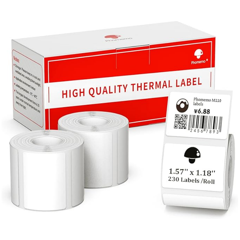 Phomemo 40 X 30mm Square Thermal Label For M110/M120/M200/M220/M221-3 Roll