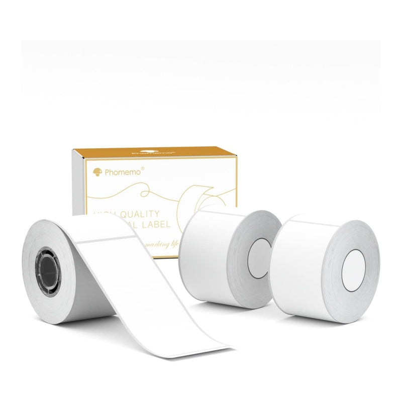 Phomemo 20 x 50mm White Adhesive Thermal Label for D50
