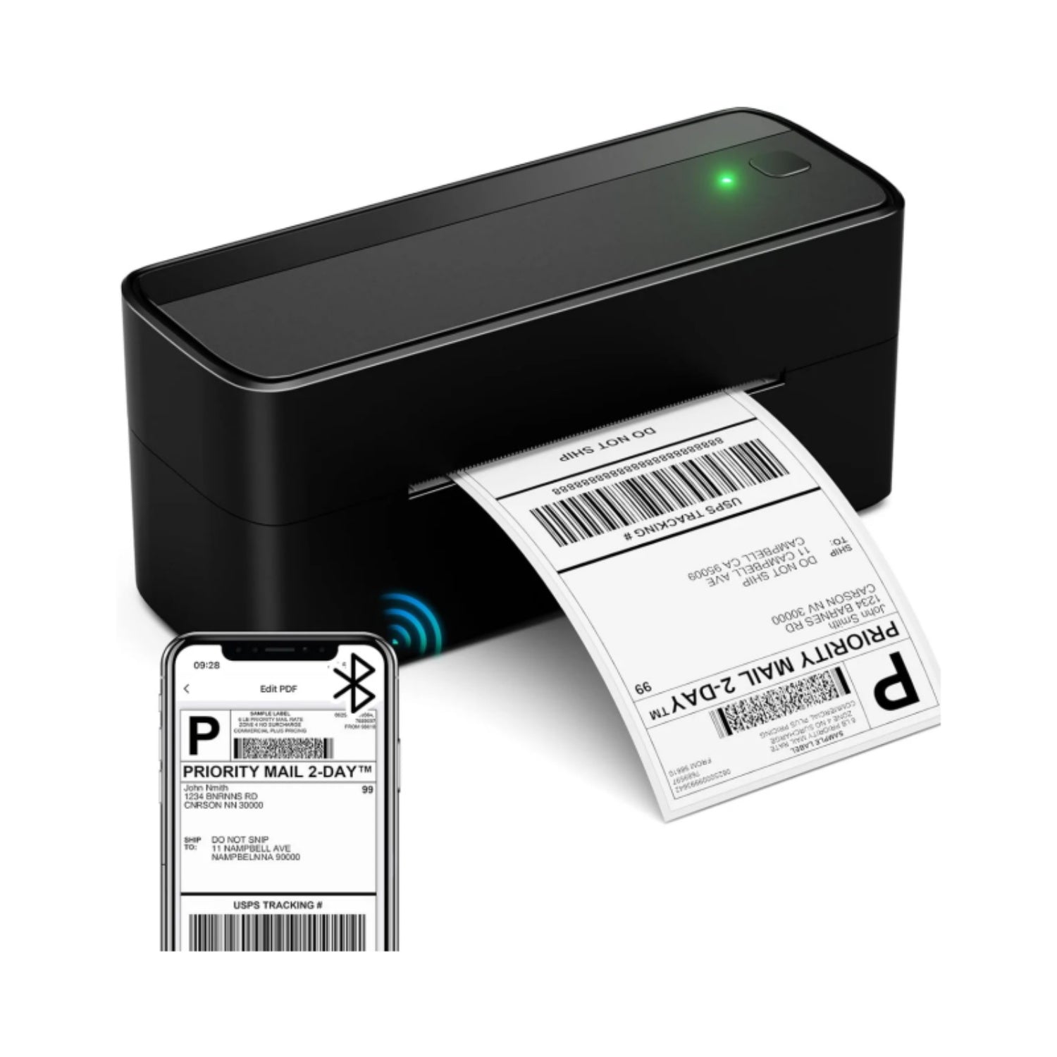 Imprimante d'étiquettes d'expédition Bluetooth PM-241-BT