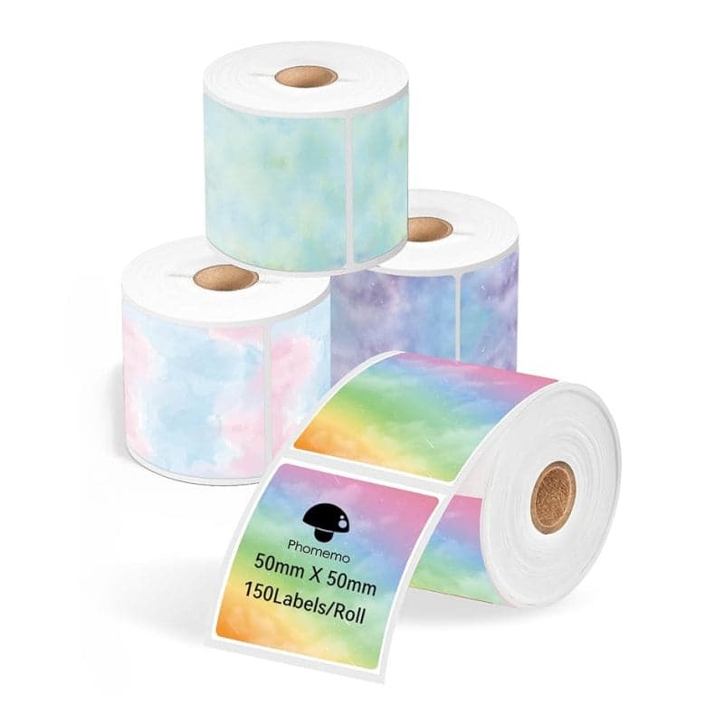 M22 Sticker Phomemo Square Colorful 50 x 50mm Sticker Label for M110/M120/M200/M22