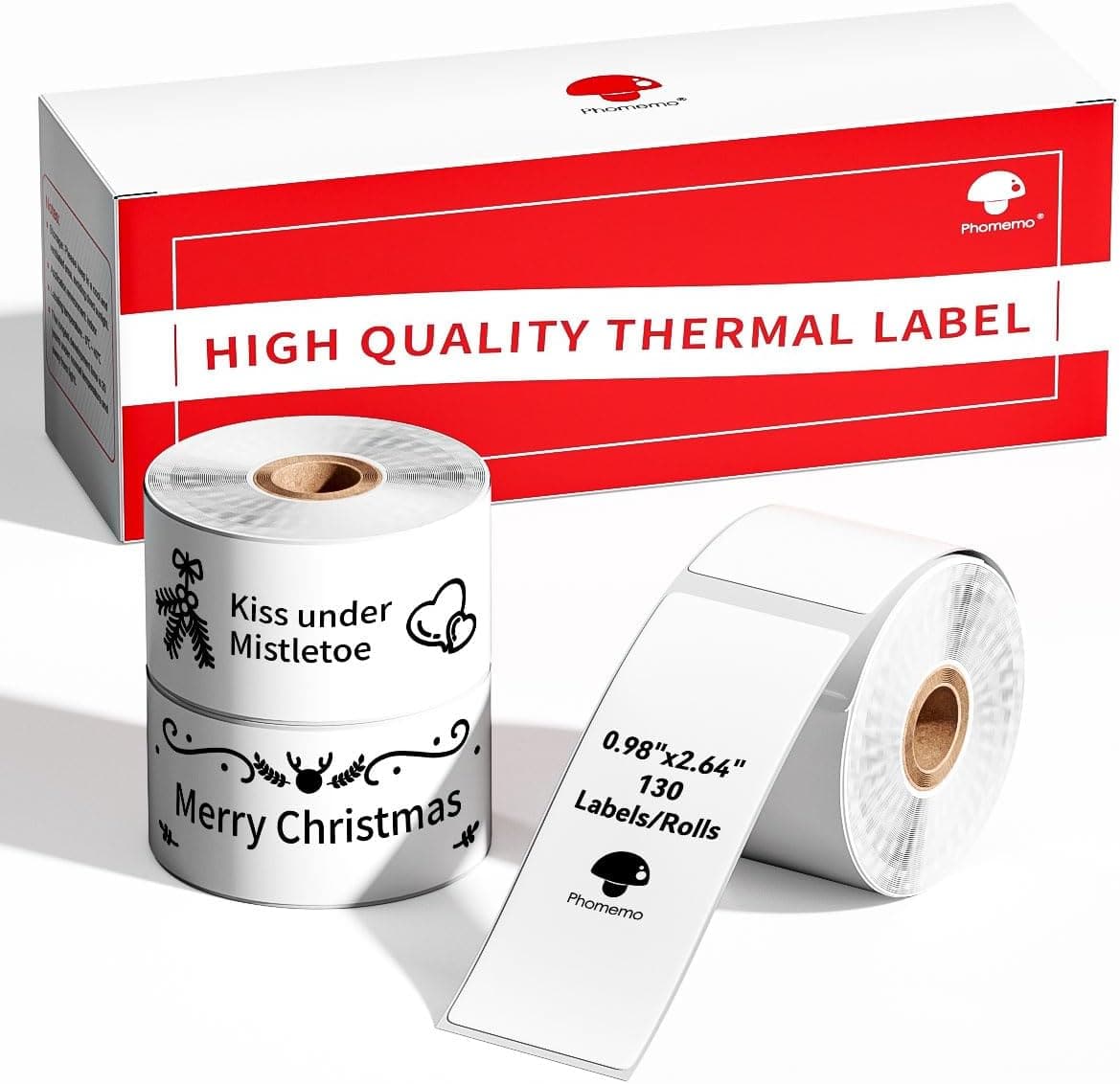 Phomemo 25x67mm Thermal Label for M110/M221/M220/M120/M200-3 Rolls