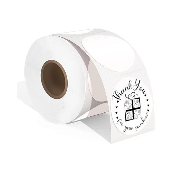 Phomemo 4" White 750Pcs Thermal Label For Shipping Label Series