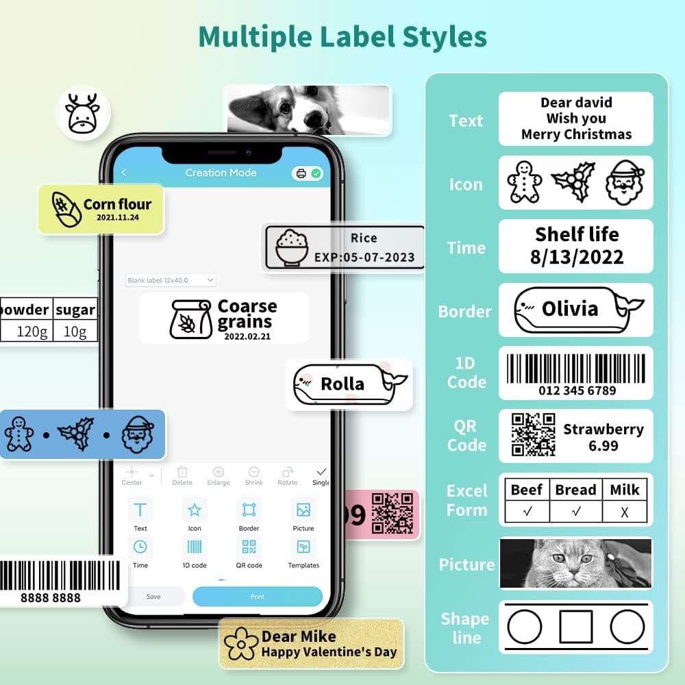 【Only Canada】D35 Portable Bluetooth Labels Maker