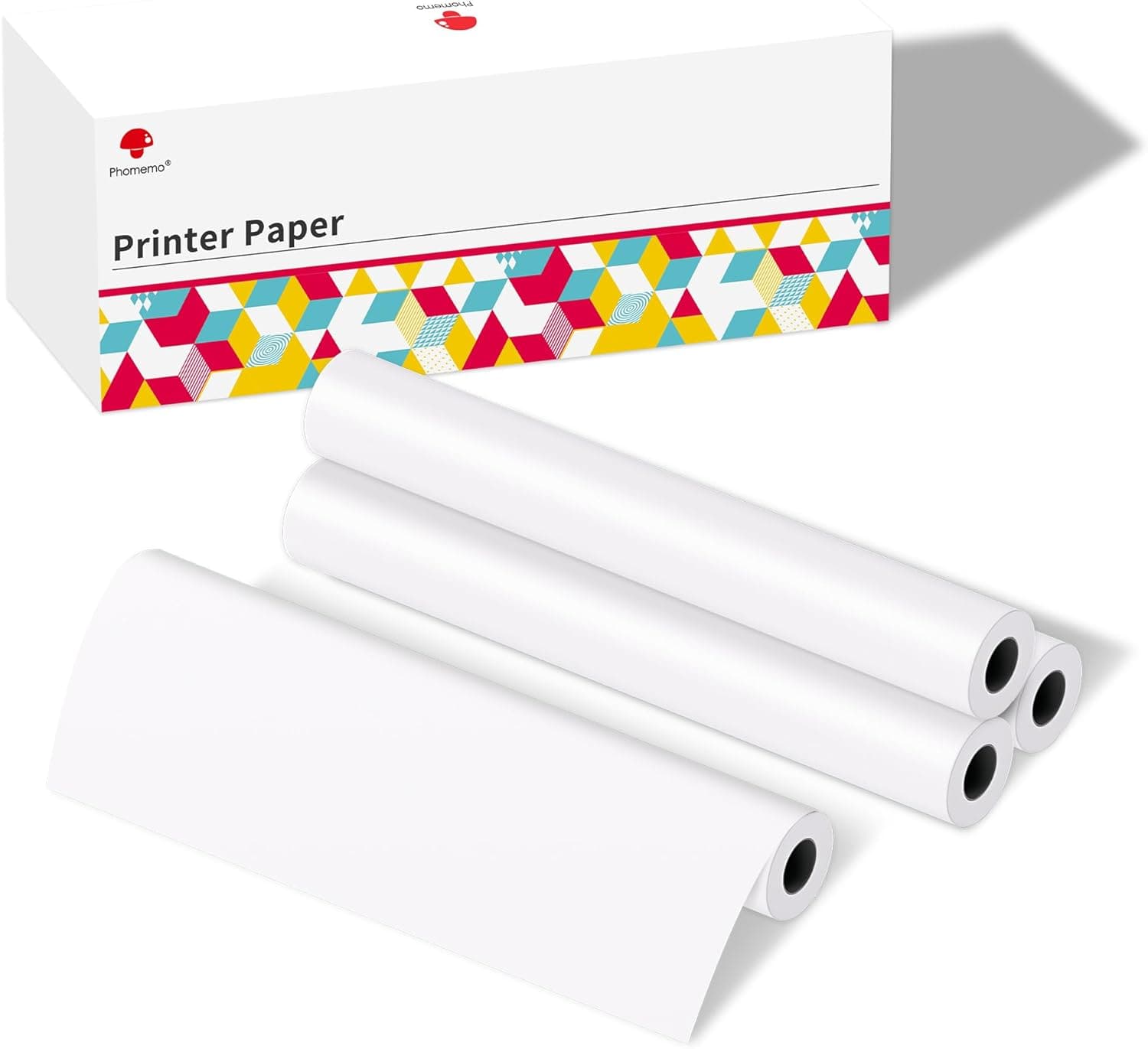 Phomemo 2/4 Roll Thermal Paper For M832 Portable Printer