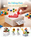 Phomemo M02C Mini Sticker Printer, Mini Printer with DIY Building Blocks Bluetooth Thermal Sticker Maker Machine for Kids & Students, Pocket Printer for Birthday Gift & Desktop Decoration, 200 Pcs,standard printer
