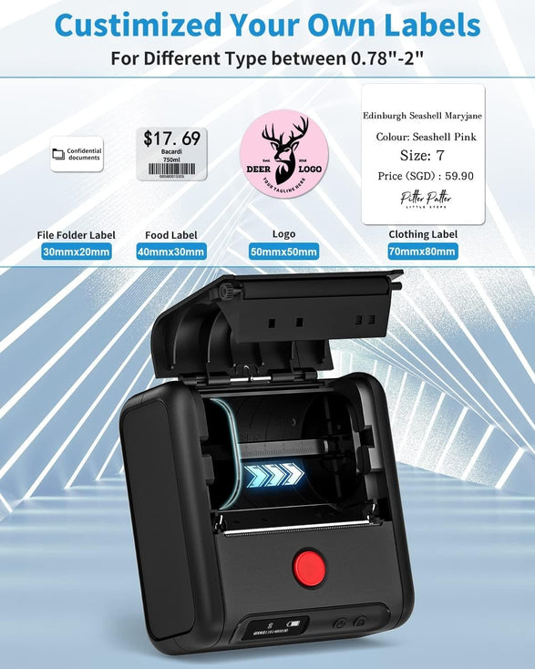 M200 Bluetooth Thermal Label Printer - Phomemo