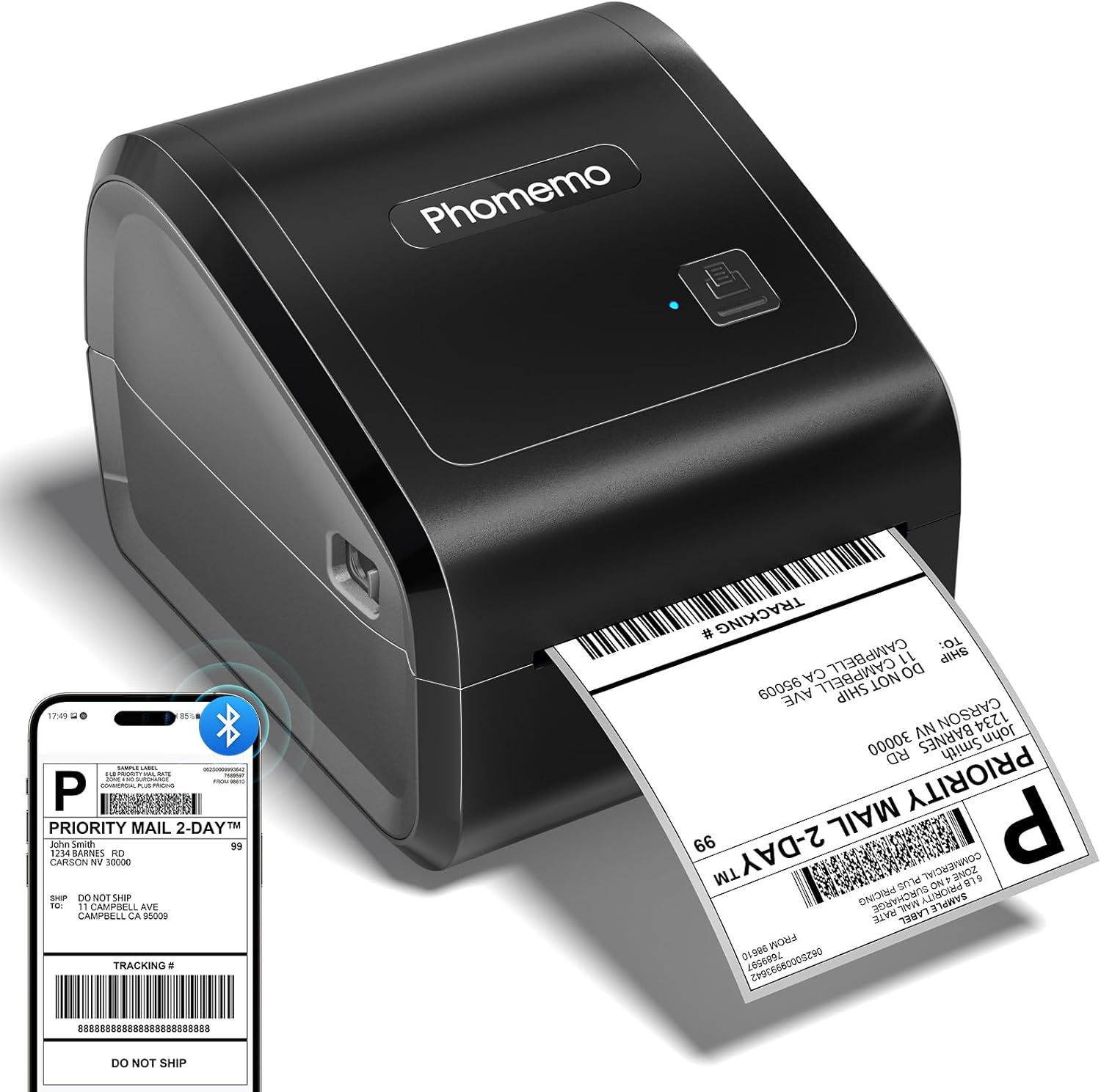 [New Arrival] Phomemo D550-BT Bluetooth Shipping Label Printer