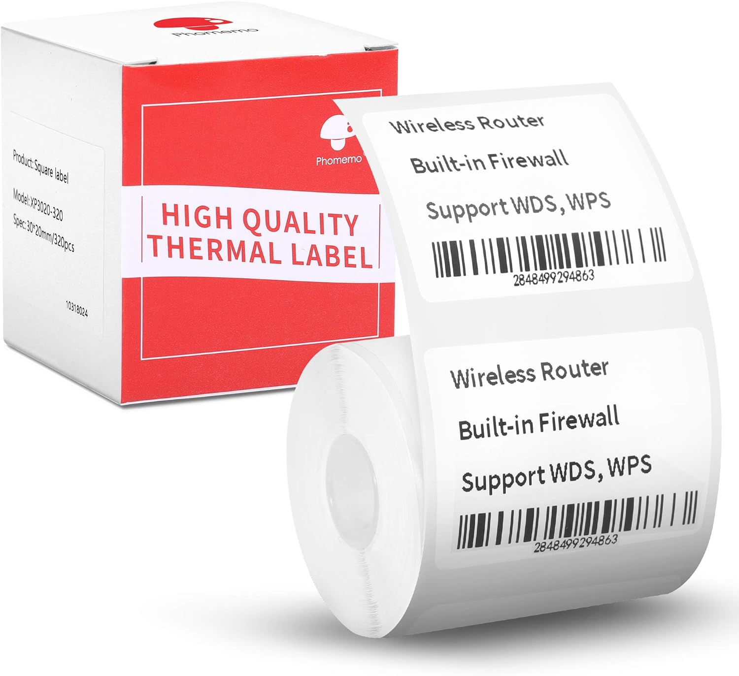Phomemo 40x30mm Thermal Label Paper for M110/M200/M120/M220-1 Roll