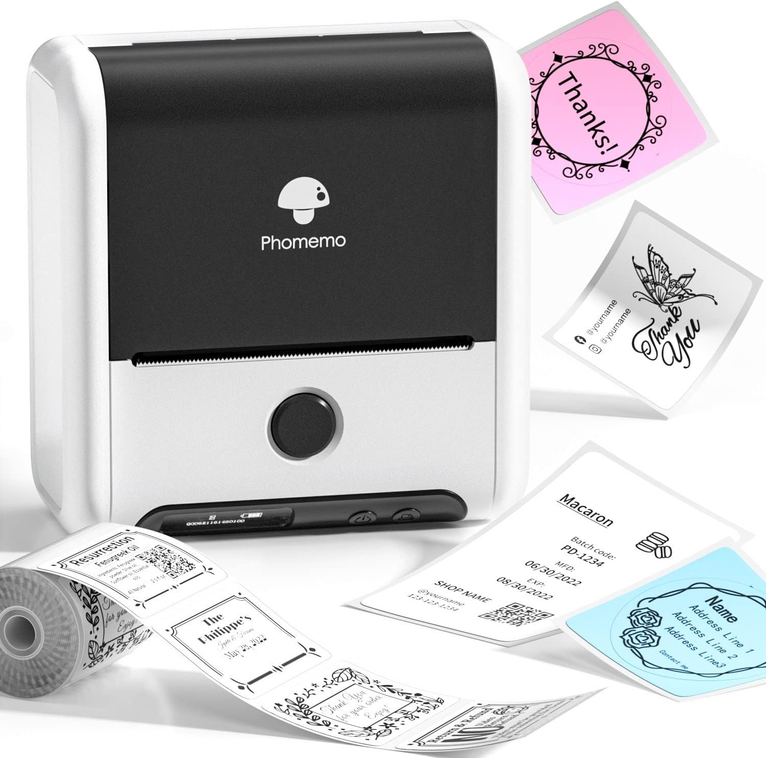 Phomemo M200 Label Makers Bluetooth Thermal Label Printer