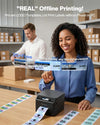 Phomemo Bluetooth Shipping Label Printer with Scale & Built-in Label Bin D422S Thermal Printer & Scale All-in-One, Label Printer for Shipping, Compatible with UPS, USPS, TikTok, Standard Printer