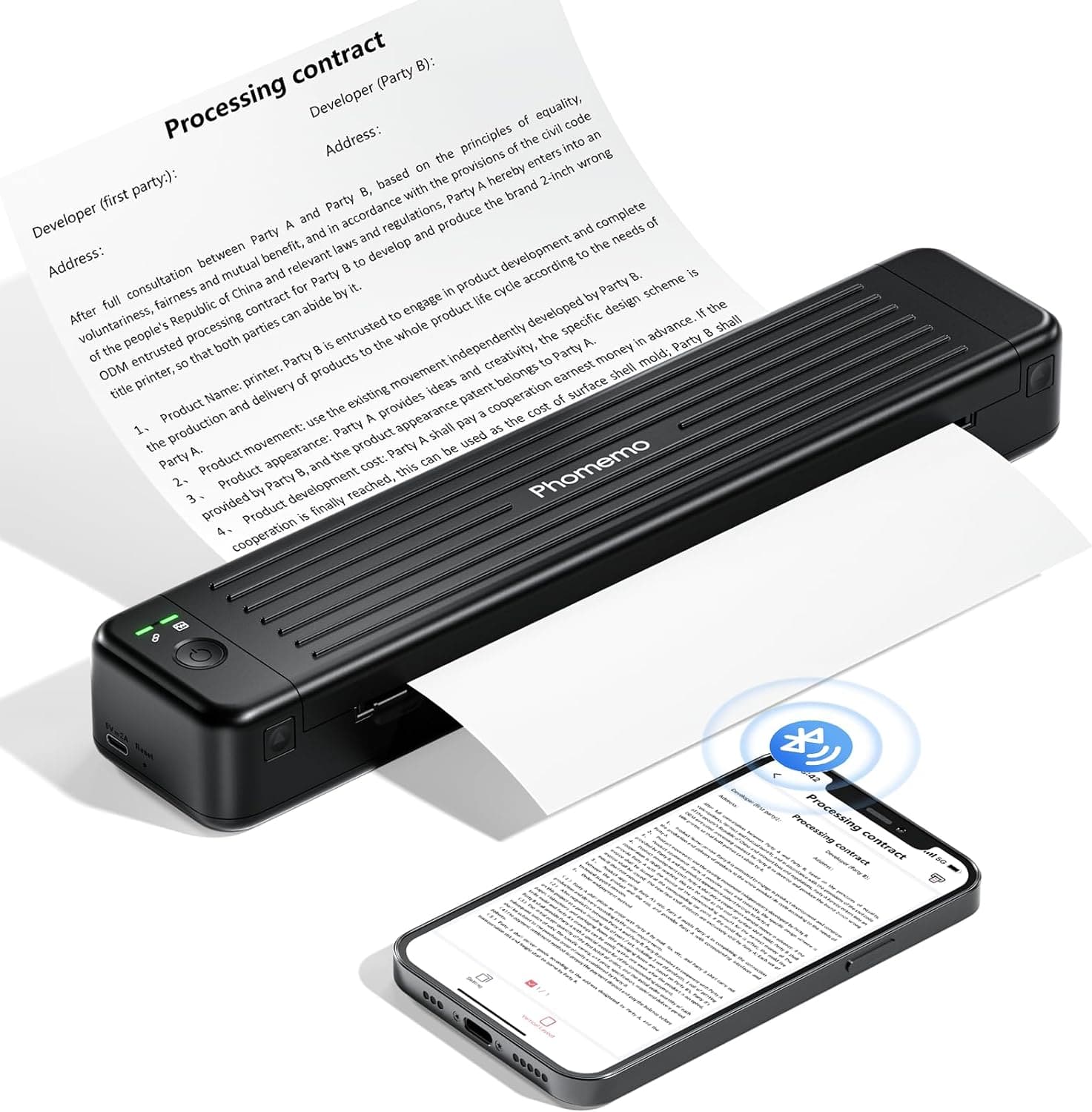 Imprimante thermique portative Bluetooth P831