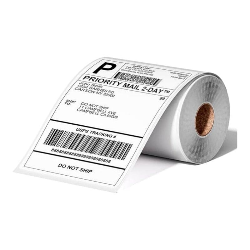 Phomemo 4"x 6'' Sticker Label for Shipping Label (250 Labels/Roll)