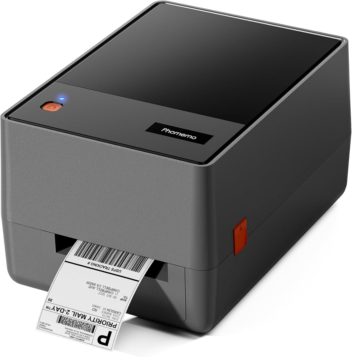 Phomemo T310-BT, Thermal Transfer Printer, 300 dpi Bluetooth Lable Printer 5 IPS, Print for Barcodes, Postage, Shipping Label, Print Width of 4 inch, USB, Serial, Ethernet Connectivity, Black