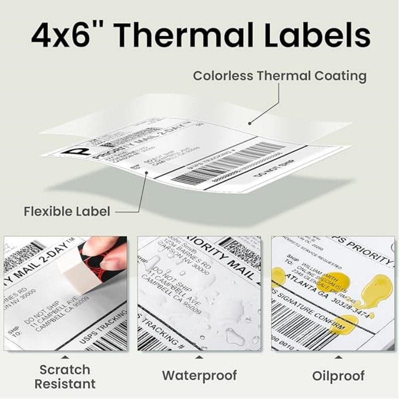 4x6 Rx Label Phomemo 4