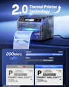 Phomemo Bluetooth Shipping Label Printer with Scale & Built-in Label Bin D422S Thermal Printer & Scale All-in-One, Label Printer for Shipping, Compatible with UPS, USPS, TikTok, Standard Printer