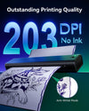 Phomemo M08F Tattoo Stencil Printer, Bluetooth, with 100Pcs Transfer Paper | Thermal, Rechargeable, Compatible with Phone/Tablet/PC, Tattoo Supplies, for Artists & Beginners, Black,Standard Printer