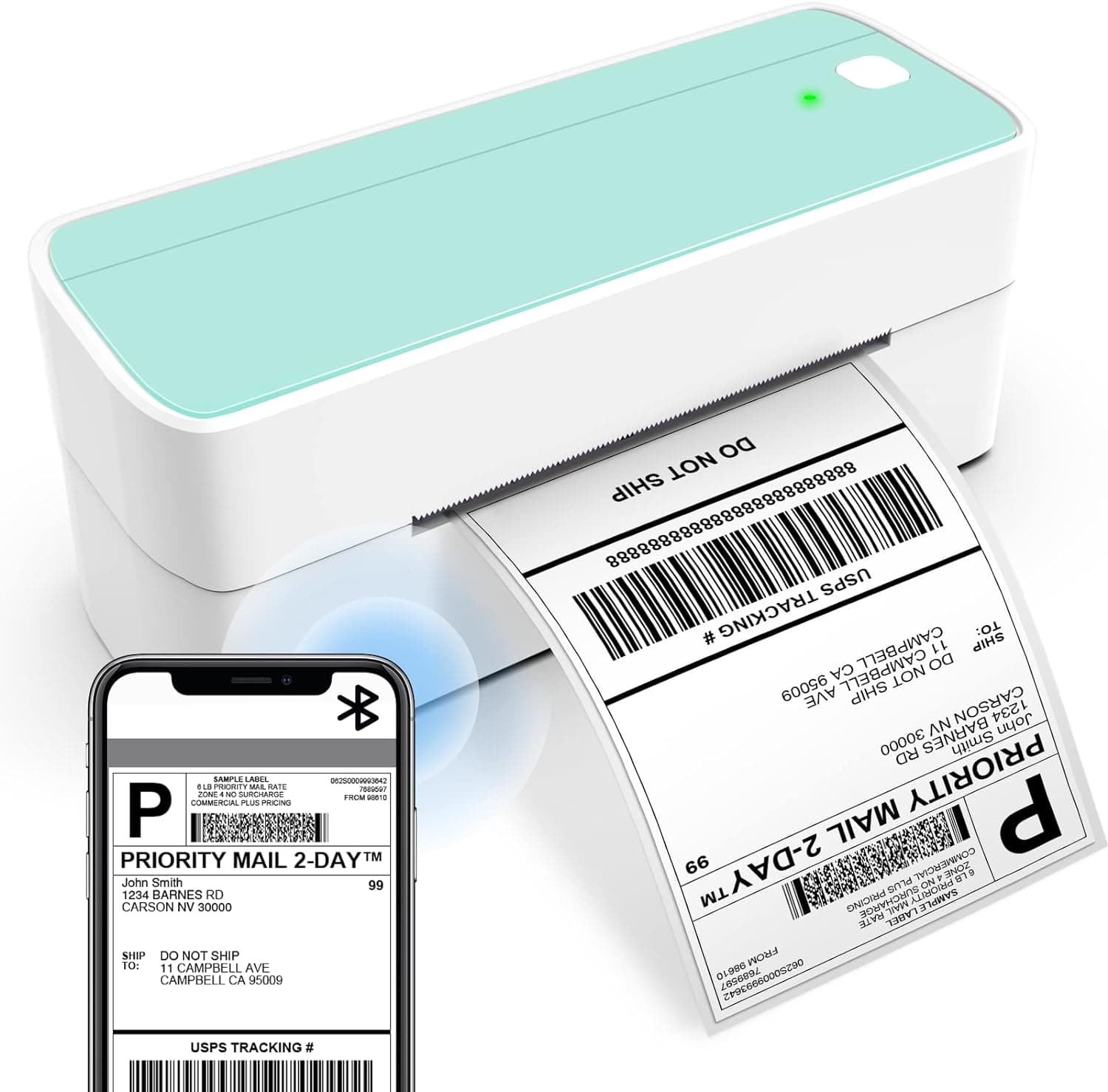  Phomemo 241bt Bluetooth Thermal Shipping Label