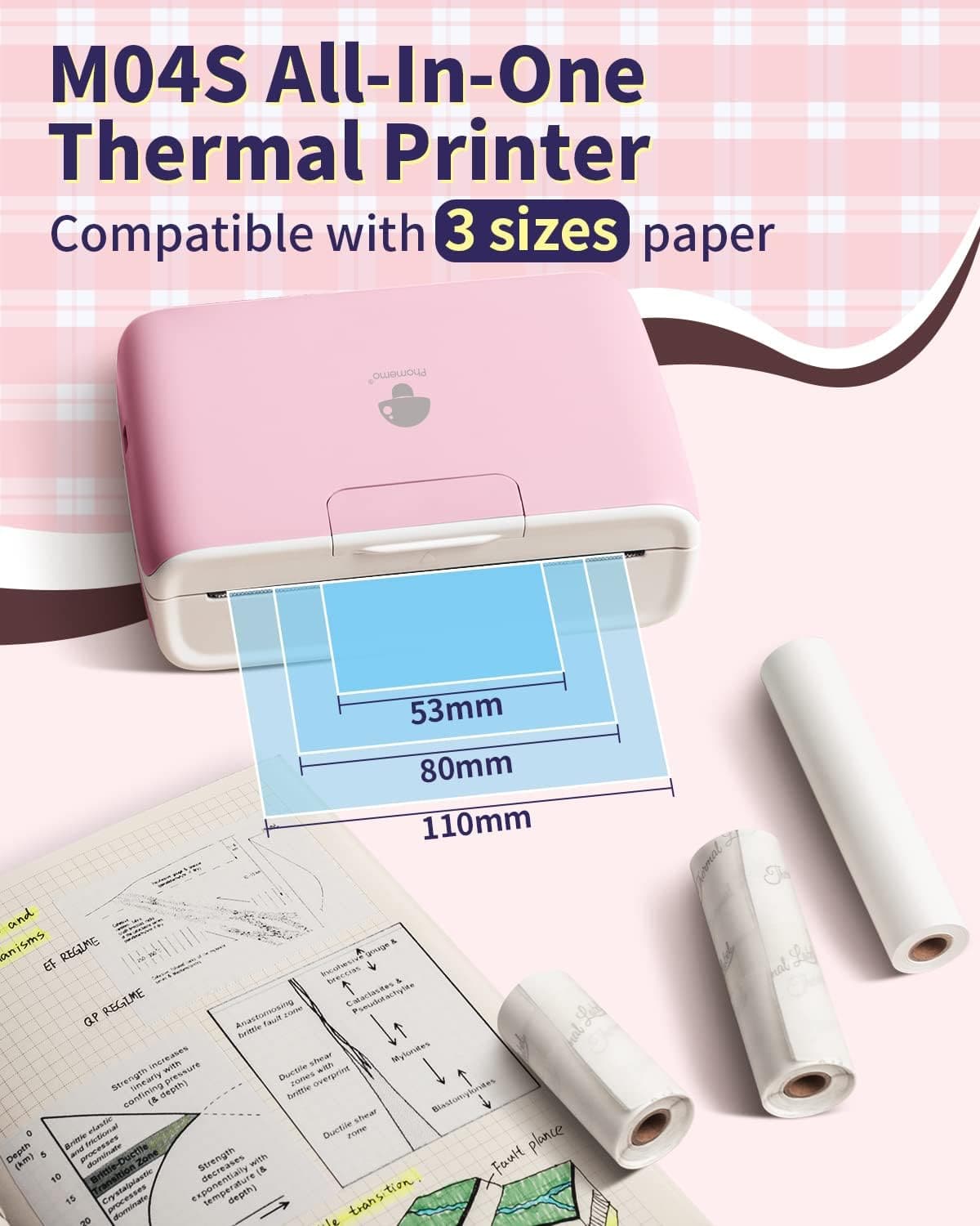 M04S Portable Thermal Printer - Phomemo