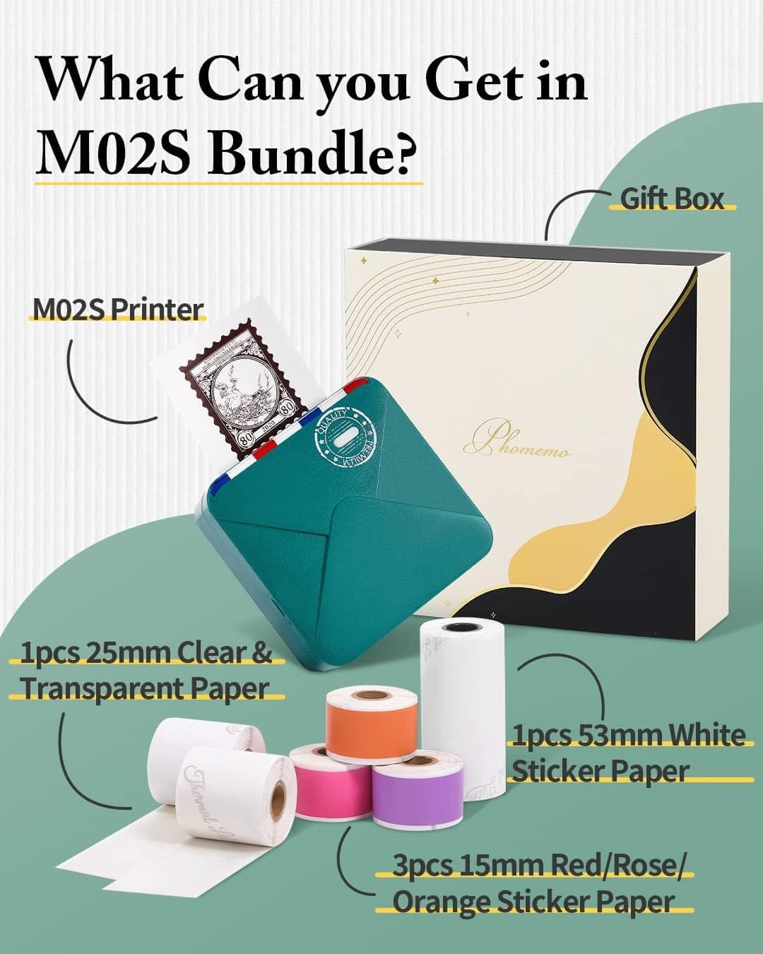 M02S Portable Printer - Phomemo