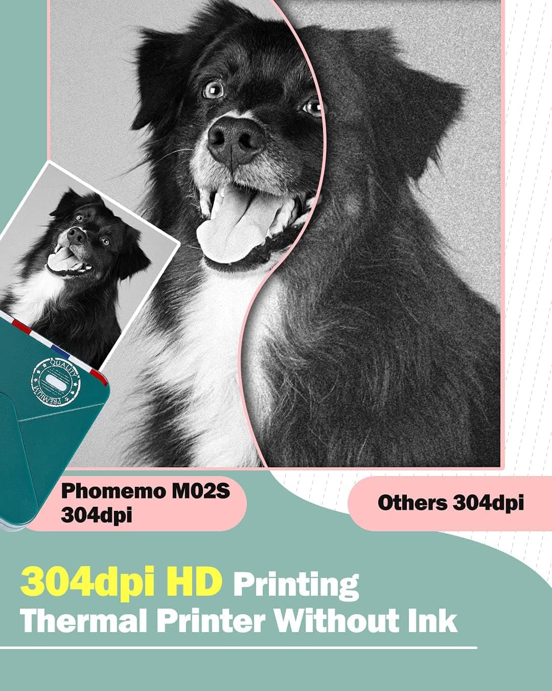 M02S Portable Printer - Phomemo