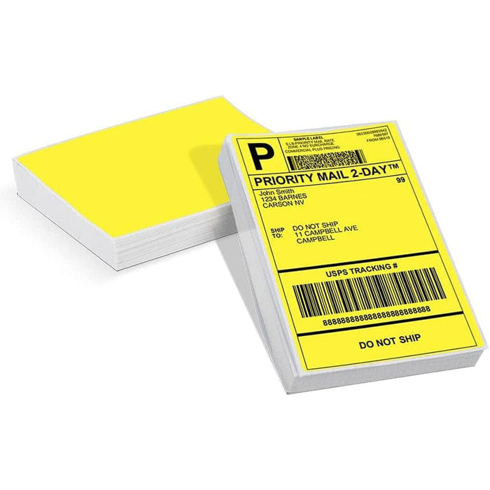Phomemo 4x6 Thermal Direct Shipping Label, 4''x 6'' Fan-Fold Labels for PM-241-BT/ D520-BT/ PM-246S