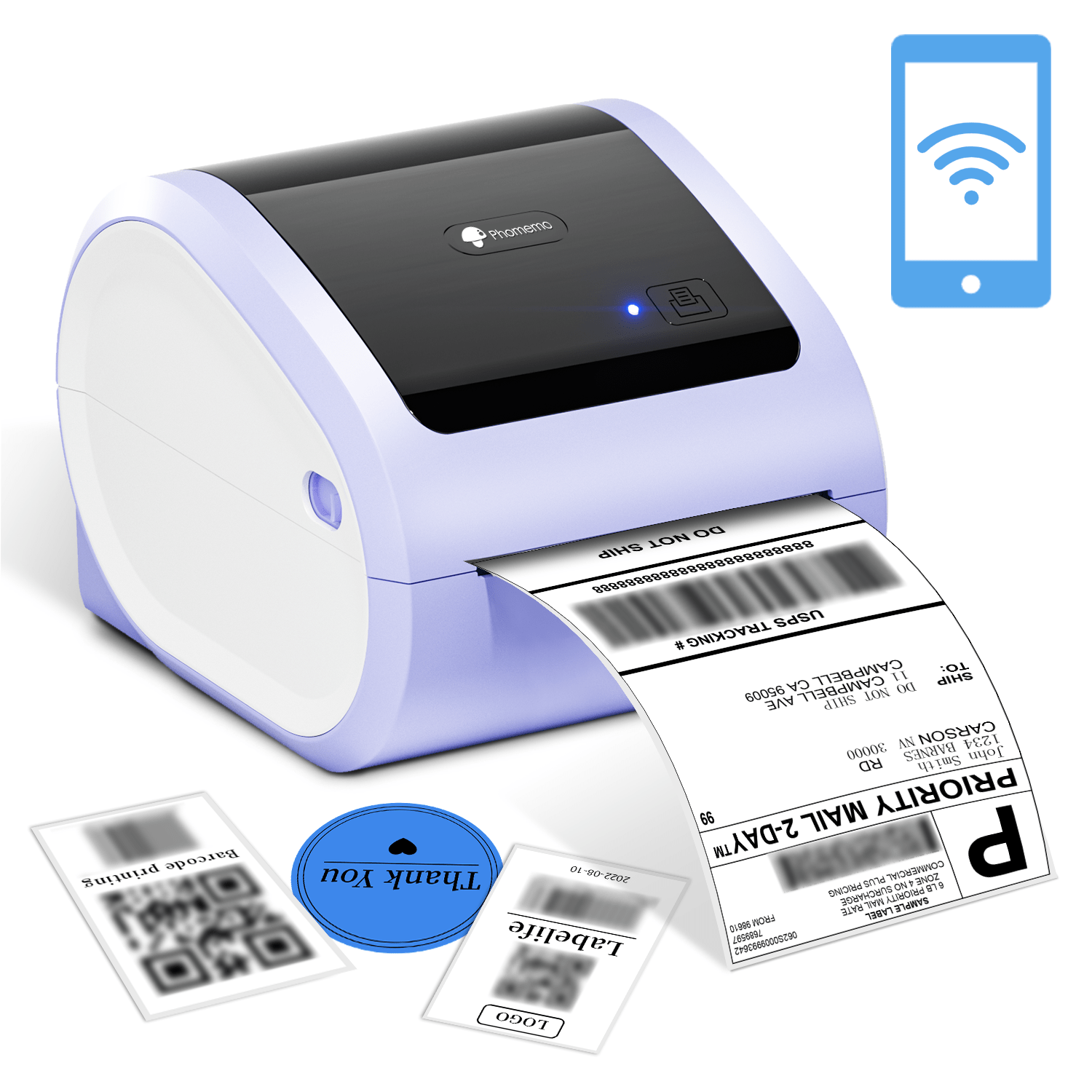 P831 Upgraded Portable Printer Wireless For Travel Thermal - Temu