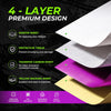 Phomemo New Version Tattoo Stencil Paper, 100 Sheets, A4 Size, Pink Thermal Stencil Paper for Tracing Crisp, DIY Tattoo Tracing Paper, For M08F Printers, Tattoo Supplies for Studios & Beginners for standard printer