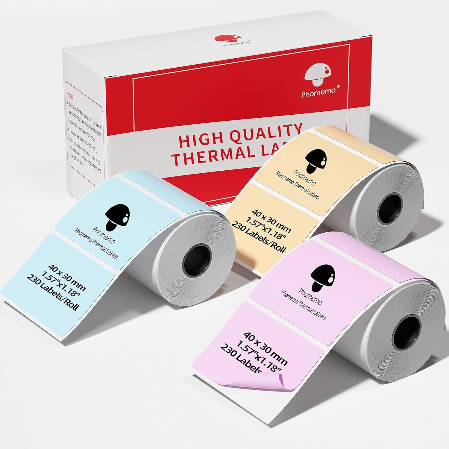 Multicolor Label Labels for M200, M220 & M221 – Page – Phomemo