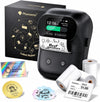 Phomemo Label Maker, M20pro Touch Screen Thermal Label Printer Auto-Detection, Offline Templates Printing Label Maker Machine with Tape for Home, School, Small Business, with 3 Roll Labels