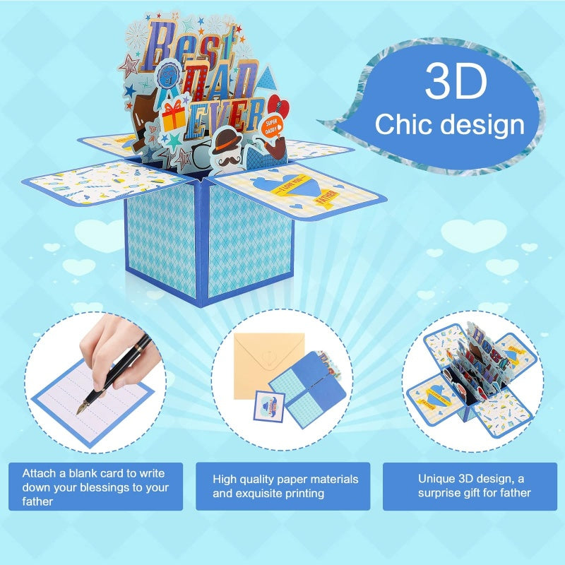 Carte pop-up 3D Phomemo pour la fête des pères